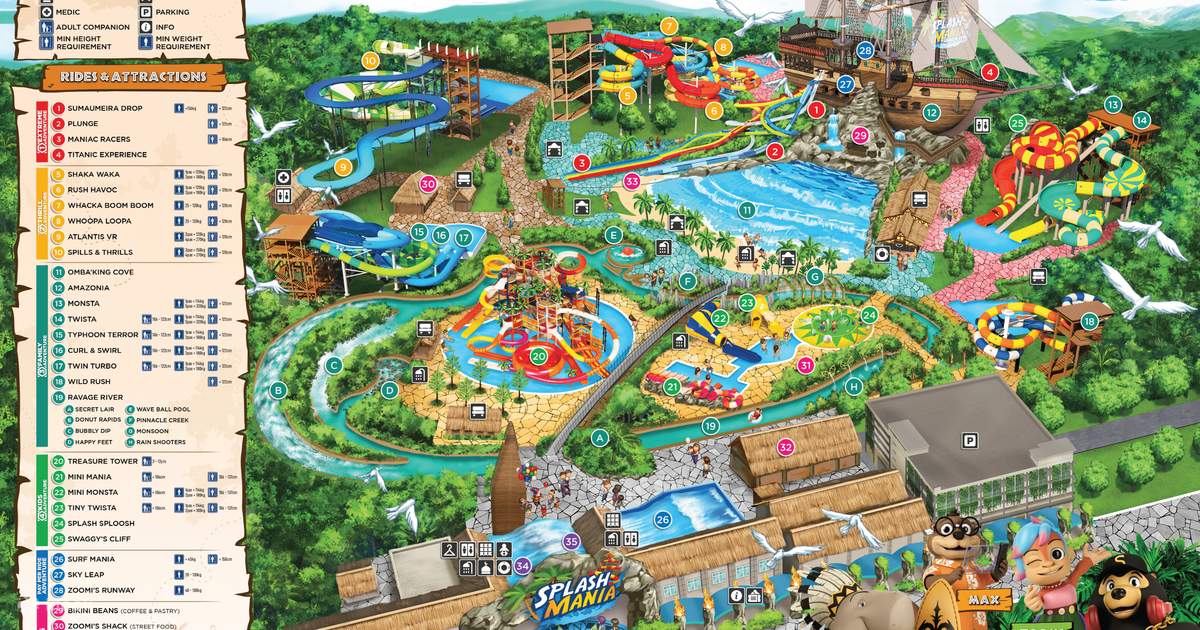 SplashMania Waterpark Ticket in Gamuda Cove Selangor Klook Malaysia